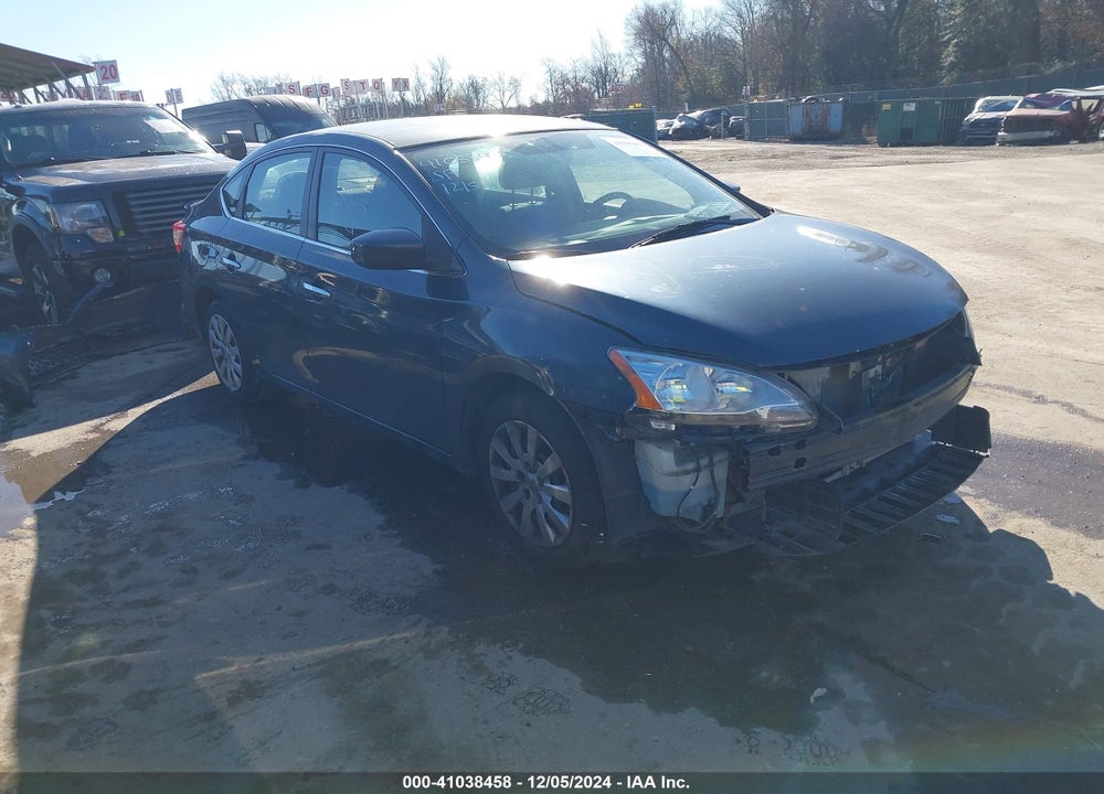 2013 NISSAN SENTRA S VIN: 3N1AB7AP3DL779392