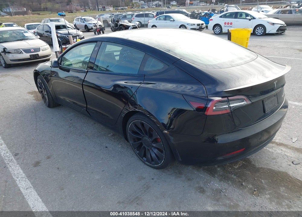2021 TESLA MODEL 3 PERFORMANCE DUAL MOTOR ALL-WHEEL DRIVE VIN: 5YJ3E1EC1MF063395