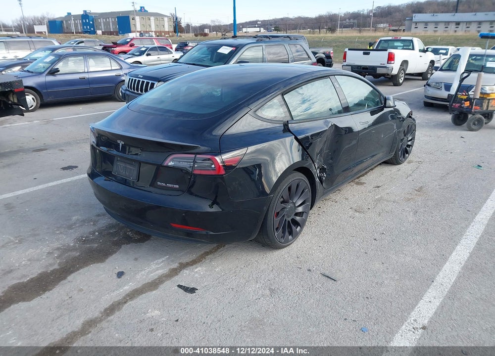 2021 TESLA MODEL 3 PERFORMANCE DUAL MOTOR ALL-WHEEL DRIVE VIN: 5YJ3E1EC1MF063395