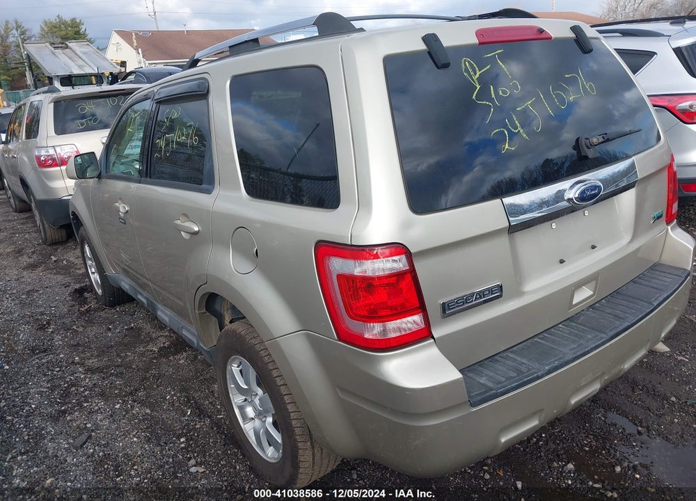 2010 FORD ESCAPE LIMITED VIN: 1FMCU0EG7AKB08186
