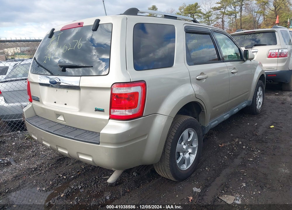 2010 FORD ESCAPE LIMITED VIN: 1FMCU0EG7AKB08186