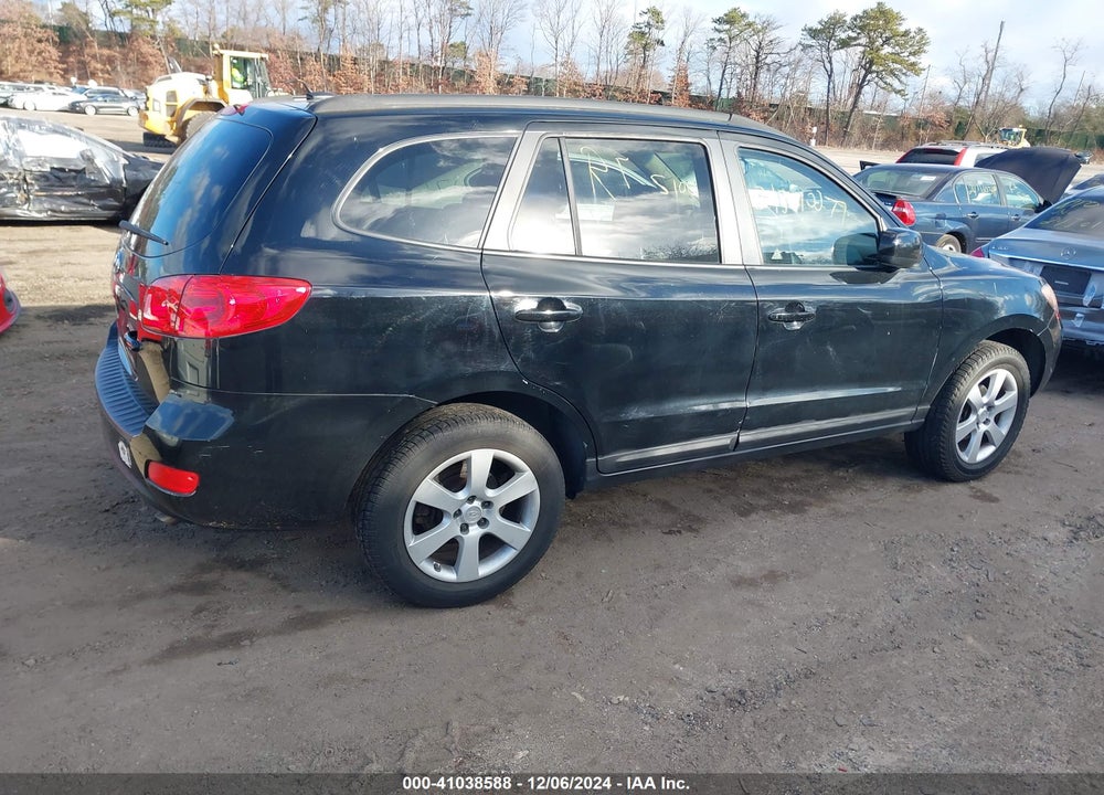 2008 HYUNDAI SANTA FE GLS VIN: 5NMSG13D38H149359