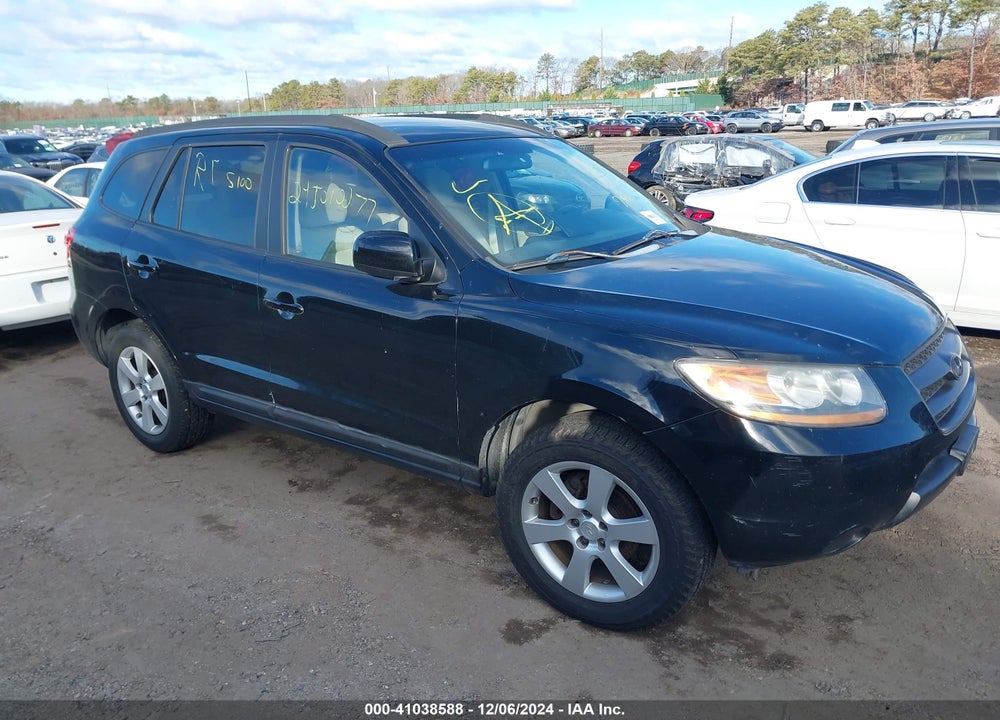 2008 HYUNDAI SANTA FE GLS VIN: 5NMSG13D38H149359