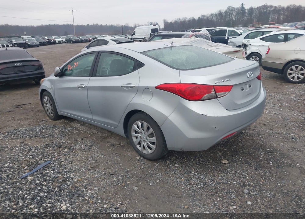 2011 HYUNDAI ELANTRA GLS VIN: 5NPDH4AE0BH018550