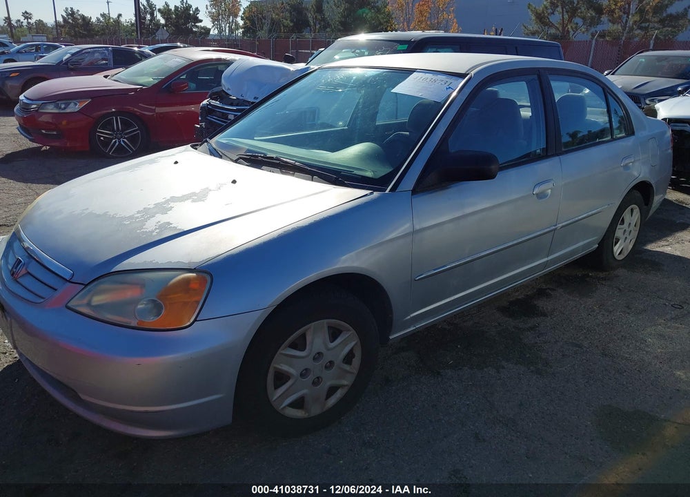 2003 HONDA CIVIC LX VIN: 2HGES165X3H583350