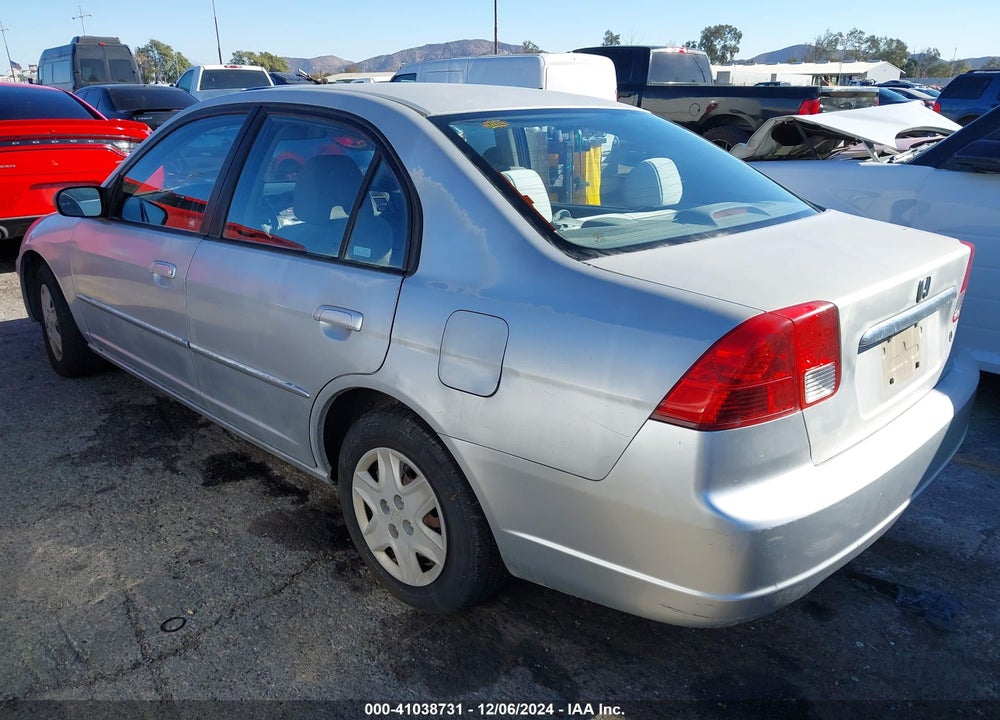 2003 HONDA CIVIC LX VIN: 2HGES165X3H583350