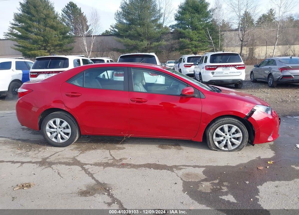 2014 TOYOTA COROLLA LE VIN: 2T1BURHE7EC081772