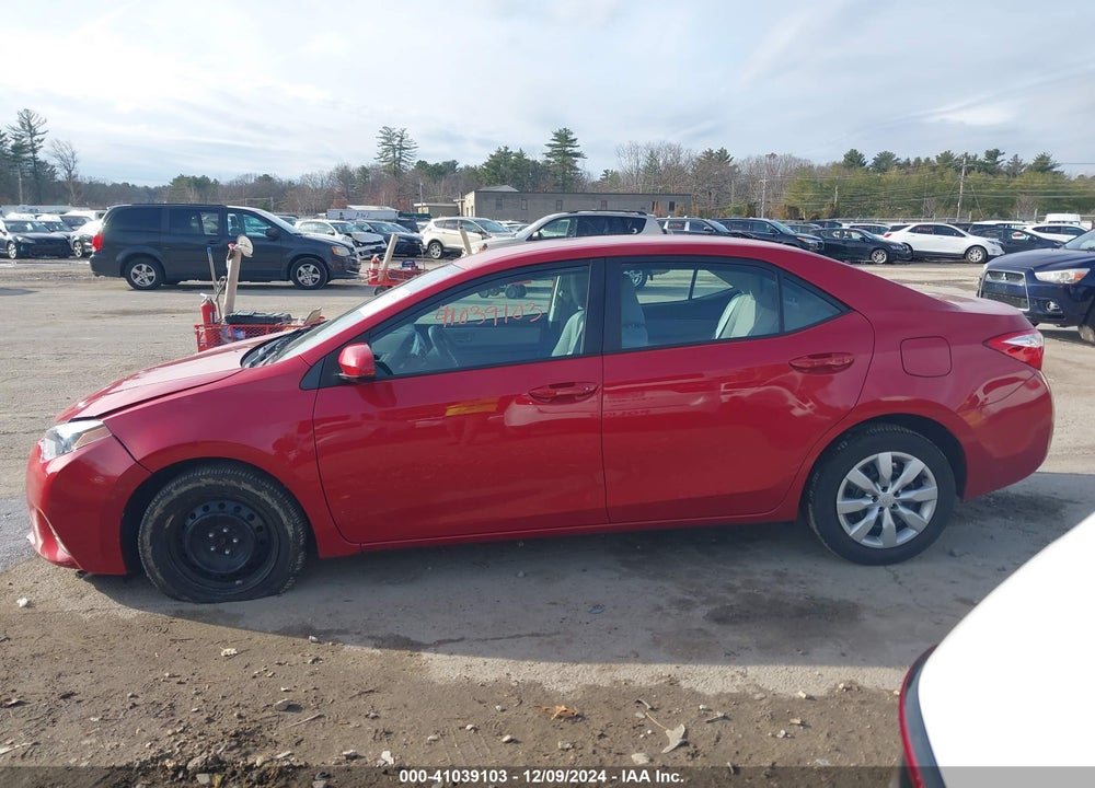 2014 TOYOTA COROLLA LE VIN: 2T1BURHE7EC081772