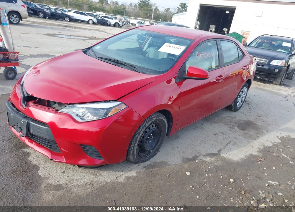 2014 TOYOTA COROLLA LE VIN: 2T1BURHE7EC081772