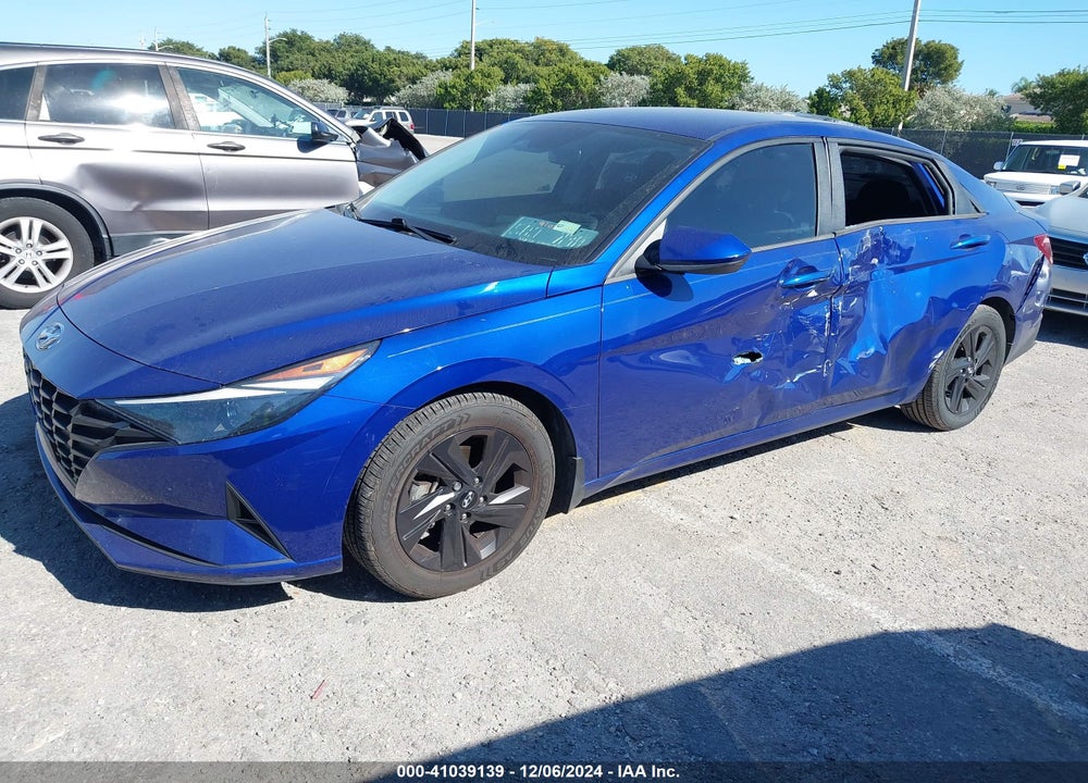 2021 HYUNDAI ELANTRA VIN: 5NPLS4AG8MH041608