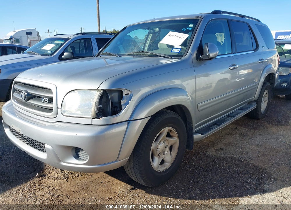 2002 TOYOTA SEQUOIA SR5 V8 VIN: 5TDZT34A62S130643