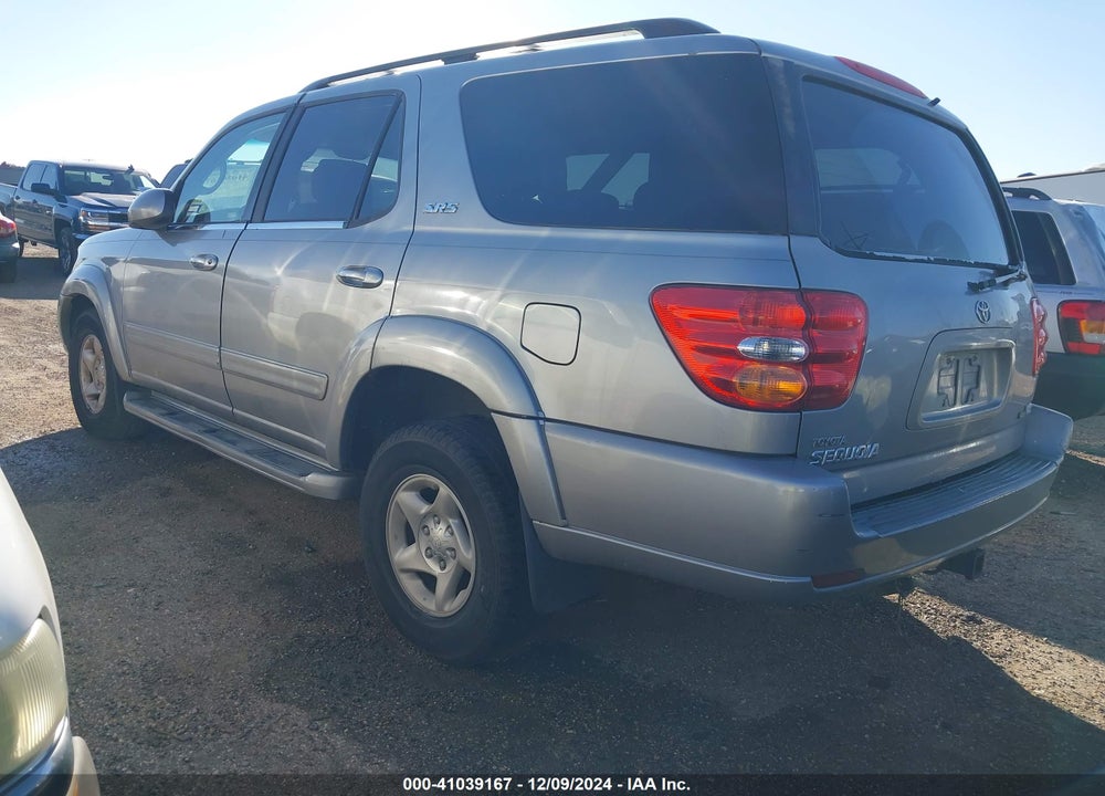 2002 TOYOTA SEQUOIA SR5 V8 VIN: 5TDZT34A62S130643