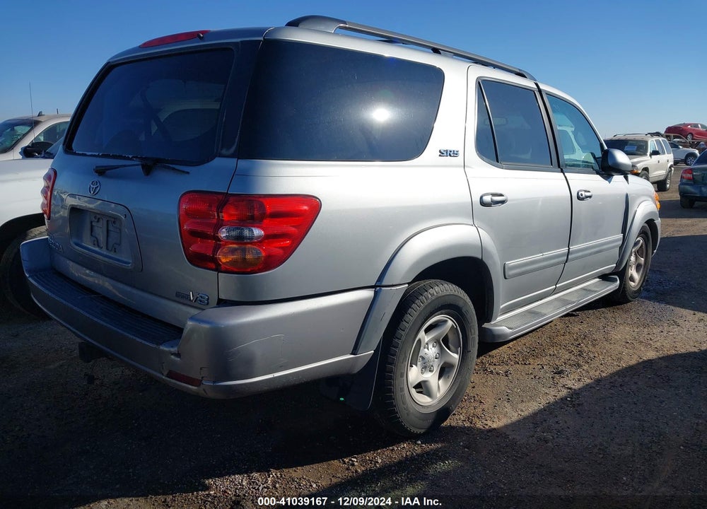 2002 TOYOTA SEQUOIA SR5 V8 VIN: 5TDZT34A62S130643