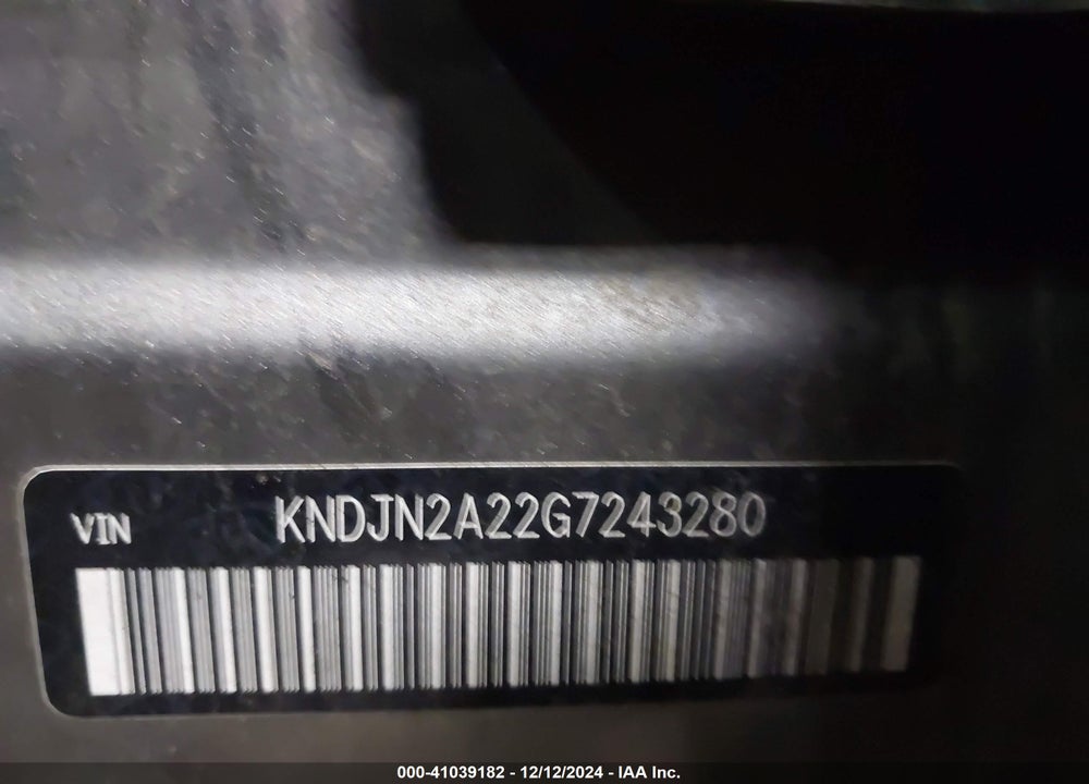 2016 KIA SOUL VIN: KNDJN2A22G7243280