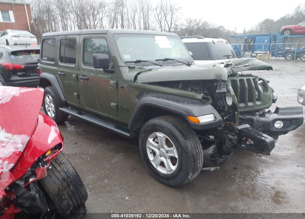 2022 JEEP WRANGLER UNLIMITED SPORT S 4X4 VIN: 1C4HJXDN0NW214148