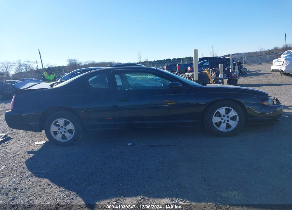 2001 CHEVROLET MONTE CARLO SS VIN: 2G1WX15K219258672