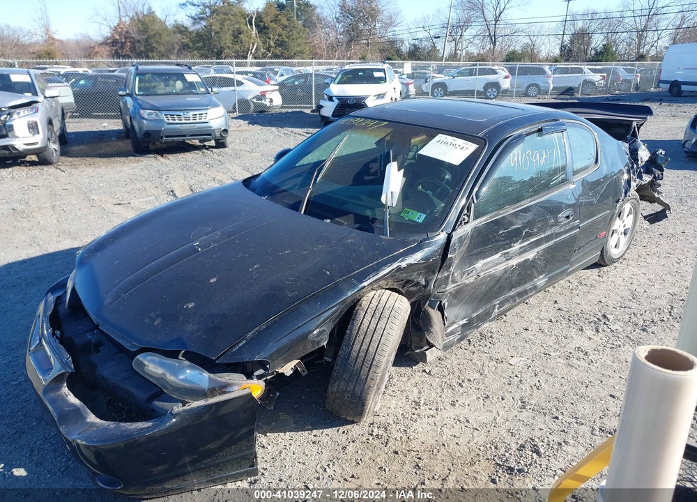 2001 CHEVROLET MONTE CARLO SS VIN: 2G1WX15K219258672