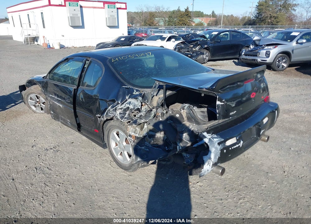 2001 CHEVROLET MONTE CARLO SS VIN: 2G1WX15K219258672