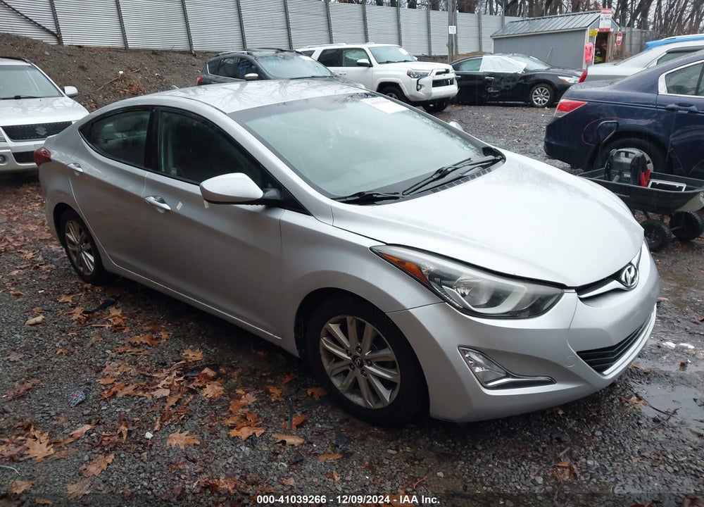 2014 HYUNDAI ELANTRA SE VIN: KMHDH4AE7EU120126