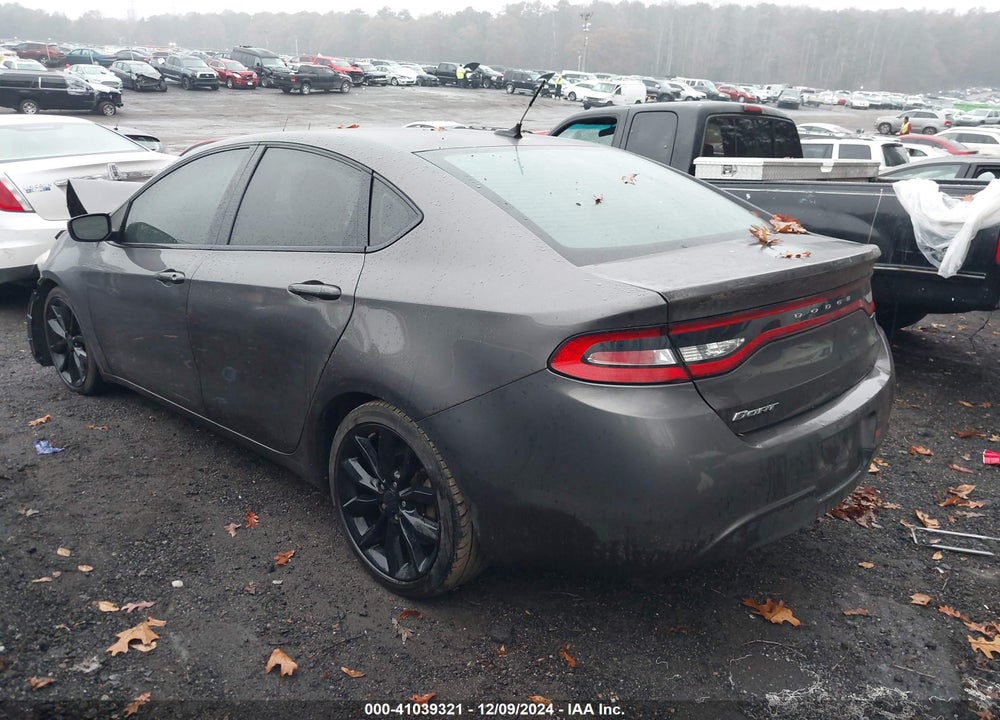 2016 DODGE DART SXT SPORT BLACKTOP VIN: 1C3CDFFA5GD815807