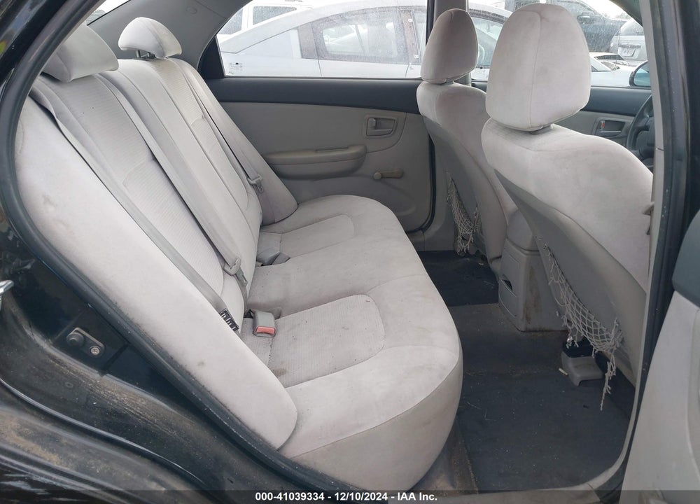 2009 KIA SPECTRA LX VIN: KNAFE221395601087