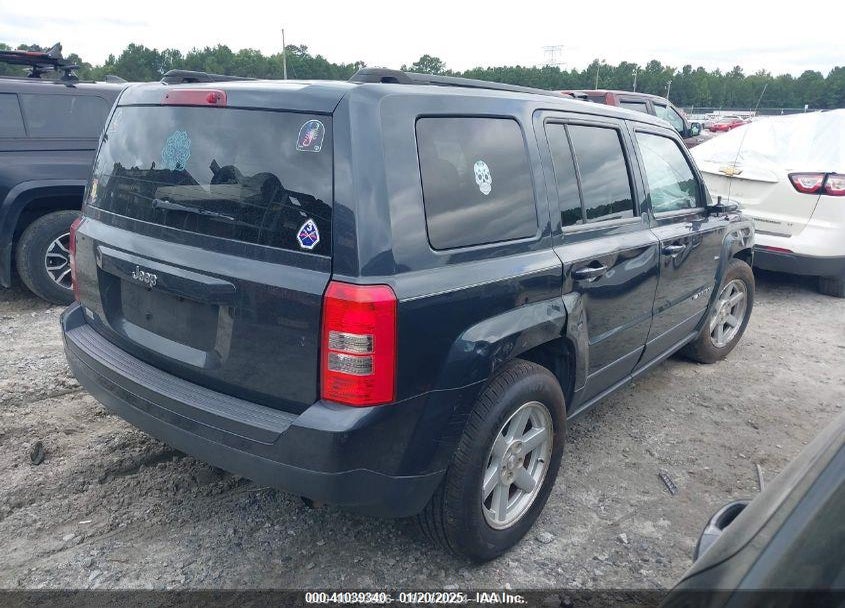 2014 JEEP PATRIOT SPORT VIN: 1C4NJPBA5ED534595