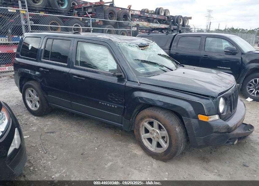 2014 JEEP PATRIOT SPORT VIN: 1C4NJPBA5ED534595