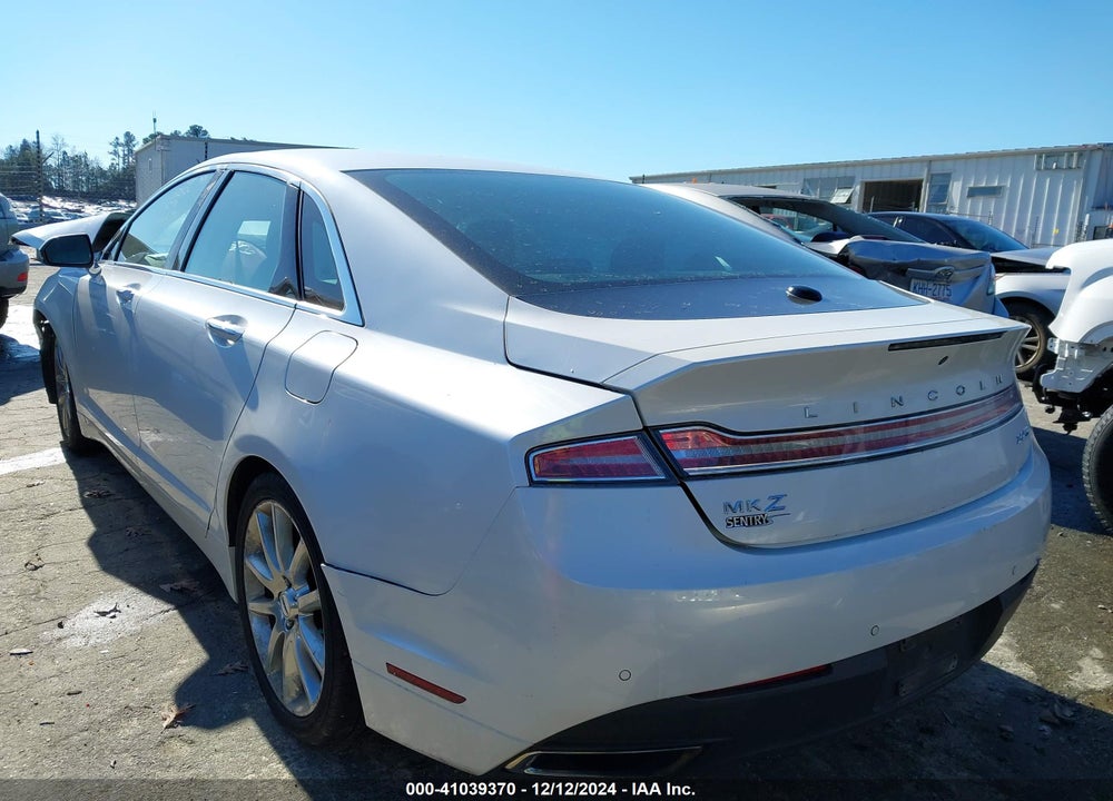 2016 LINCOLN MKZ VIN: 3LN6L2J91GR610229