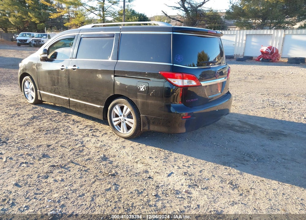 2011 NISSAN QUEST SL VIN: JN8AE2KP1B9012088