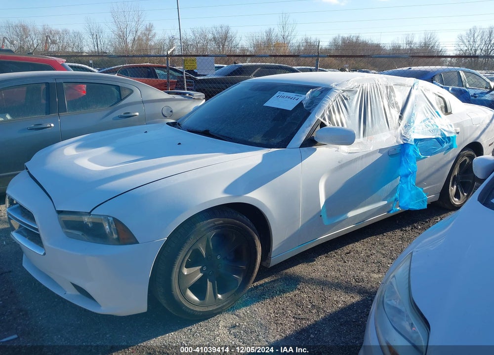 2012 DODGE CHARGER VIN: 2C3CDXHG9CH242933