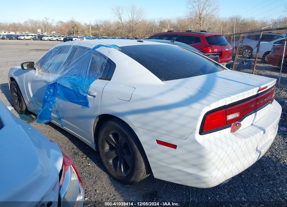 2012 DODGE CHARGER VIN: 2C3CDXHG9CH242933