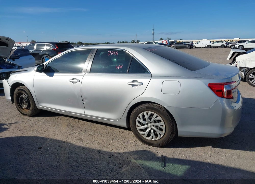 2012 TOYOTA CAMRY L VIN: 4T1BF1FK2CU596968