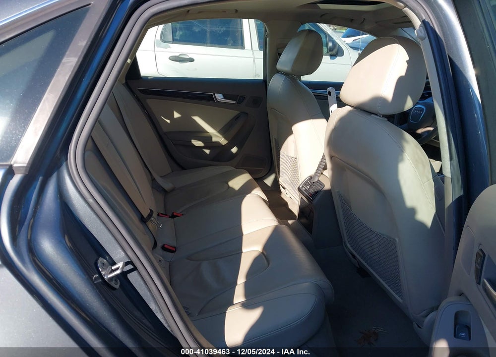 2012 AUDI A4 2.0T PREMIUM VIN: WAUEFAFL9CA035658