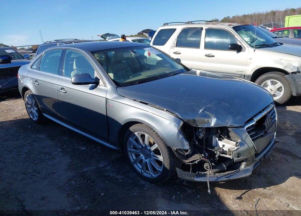 2012 AUDI A4 2.0T PREMIUM VIN: WAUEFAFL9CA035658