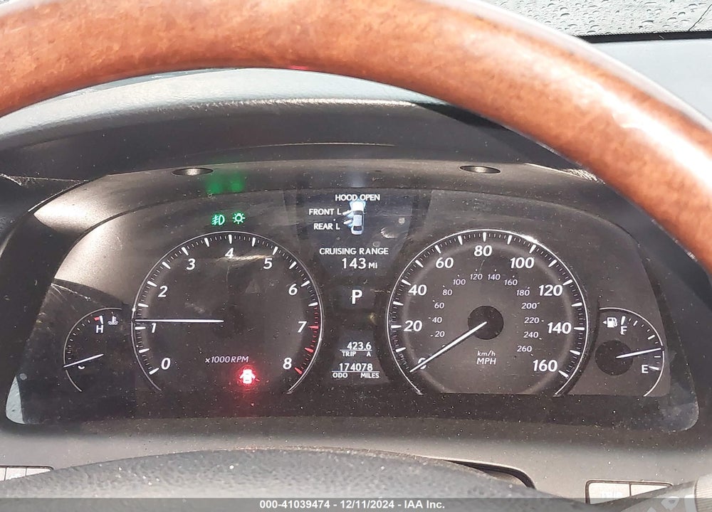 2011 LEXUS LS 460 VIN: JTHBL5EF3B5106795
