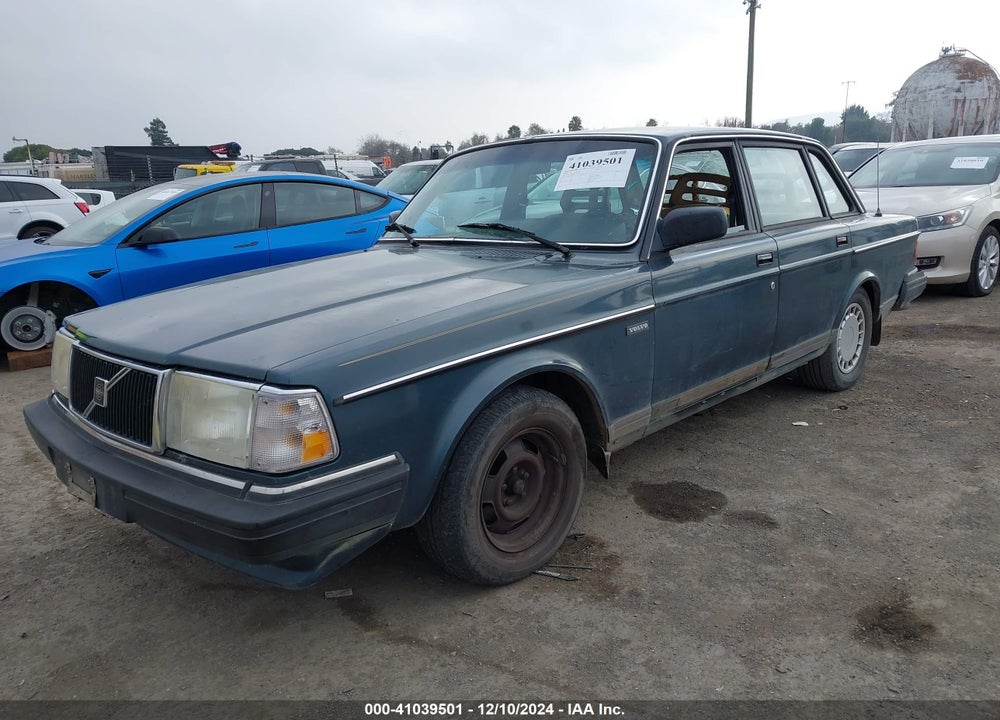 1989 VOLVO 244 DL/GL VIN: YV1AX8849K1371543