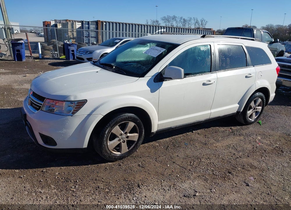 2012 DODGE JOURNEY SXT VIN: 3C4PDCBG1CT202190