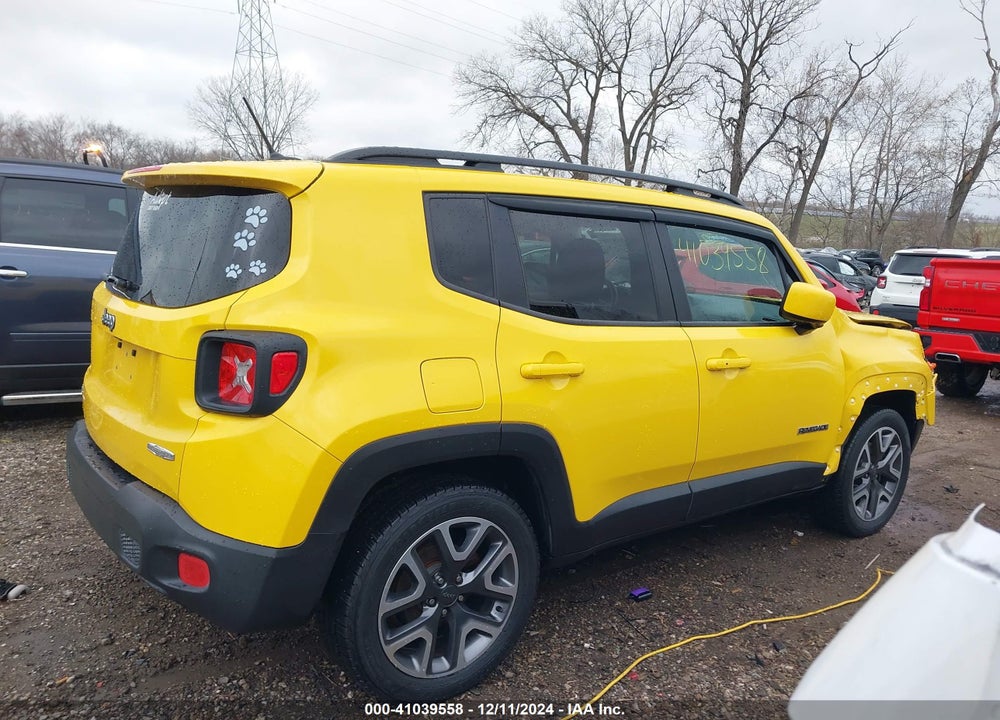 2017 JEEP RENEGADE LATITUDE 4X4 VIN: ZACCJBBB1HPG10385