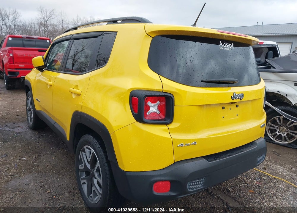 2017 JEEP RENEGADE LATITUDE 4X4 VIN: ZACCJBBB1HPG10385