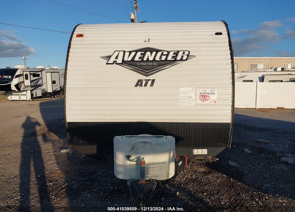 2019 AVENGER TRAVEL TRAILER VIN: 5ZT2AVKB5KG923519