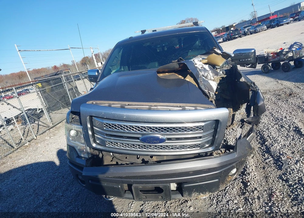 2013 FORD F-150 PLATINUM VIN: 1FTFW1EF4DFD61813