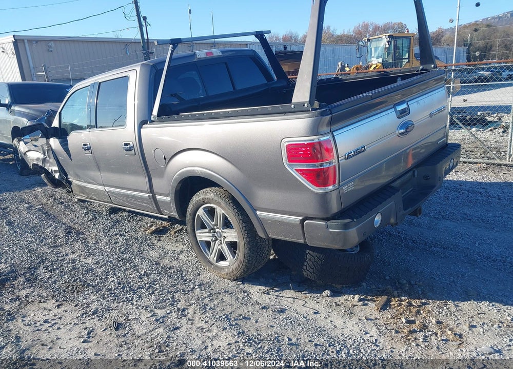 2013 FORD F-150 PLATINUM VIN: 1FTFW1EF4DFD61813