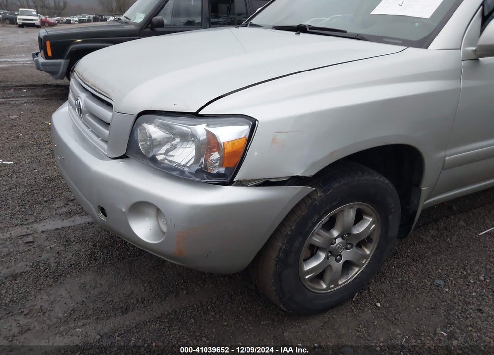 2004 TOYOTA HIGHLANDER V6 VIN: JTEEP21A540023702