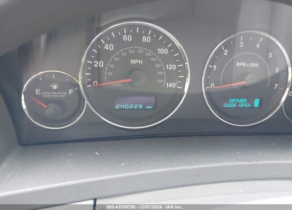 2007 JEEP GRAND CHEROKEE LIMITED VIN: 1J8HS58M07C645833