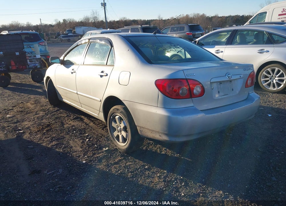 2005 TOYOTA COROLLA LE VIN: 2T1BR32E65C389085