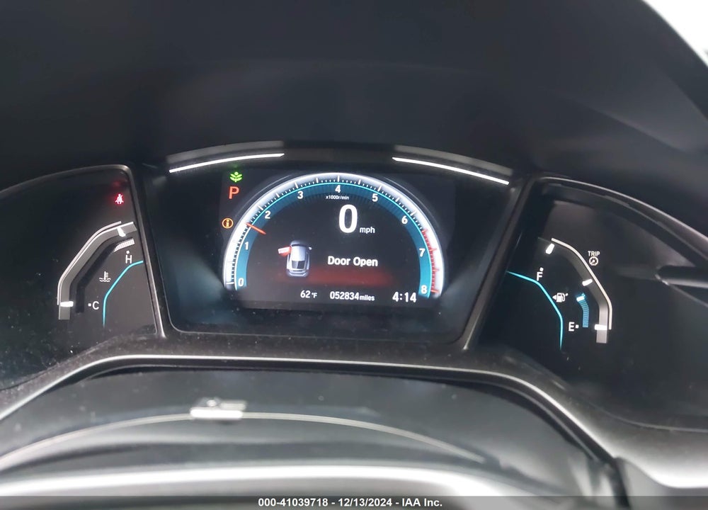 2020 HONDA CIVIC EX-L VIN: SHHFK7H82LU409614