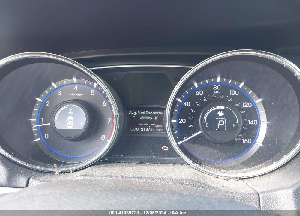 2014 HYUNDAI SONATA GLS VIN: 5NPEB4AC1EH847541