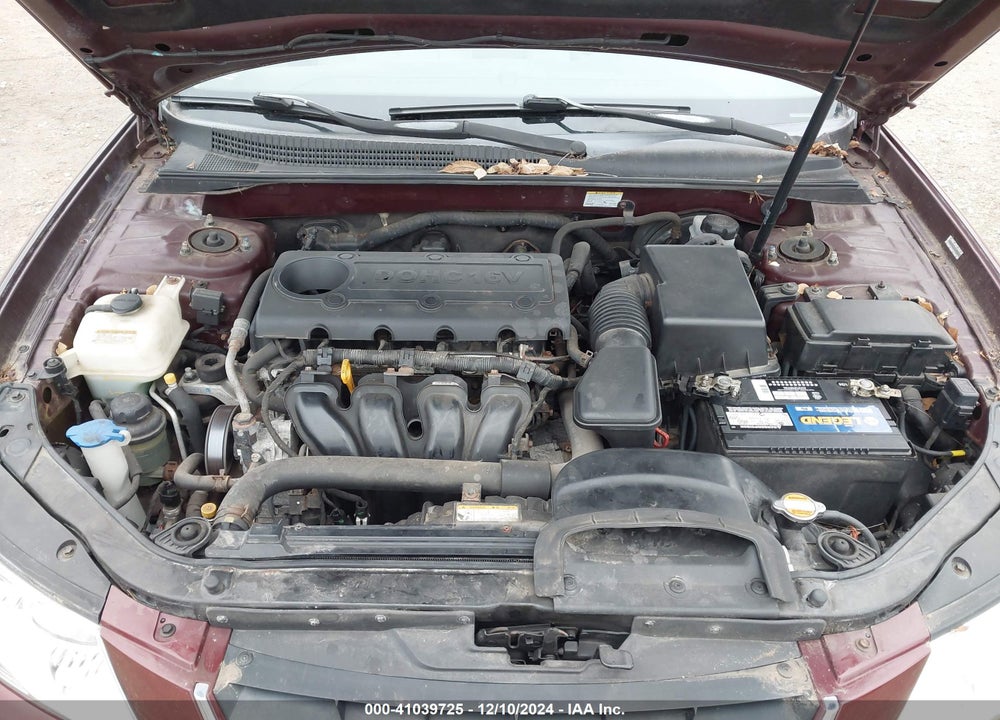 2009 HYUNDAI SONATA GLS VIN: 5NPET46CX9H494857