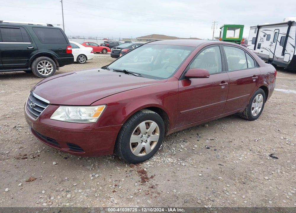 2009 HYUNDAI SONATA GLS VIN: 5NPET46CX9H494857