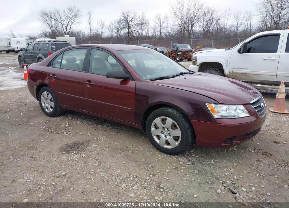 2009 HYUNDAI SONATA GLS VIN: 5NPET46CX9H494857